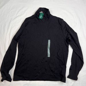 NWT LL Bean Small Reg Long Sleeve High Neck Shirt - 100% Cotton Sz SM A030423